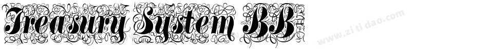 Treasury System BB字体转换